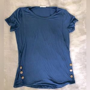 Navy Blue Nursing T-shirt